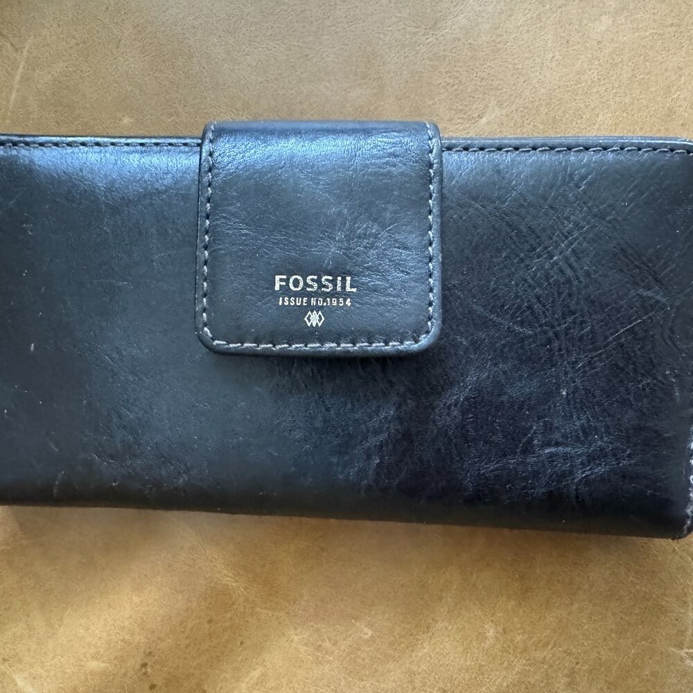 Fossil Black Leather Wallet